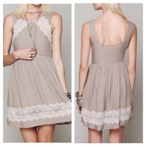 Free People Lace Mini Dress